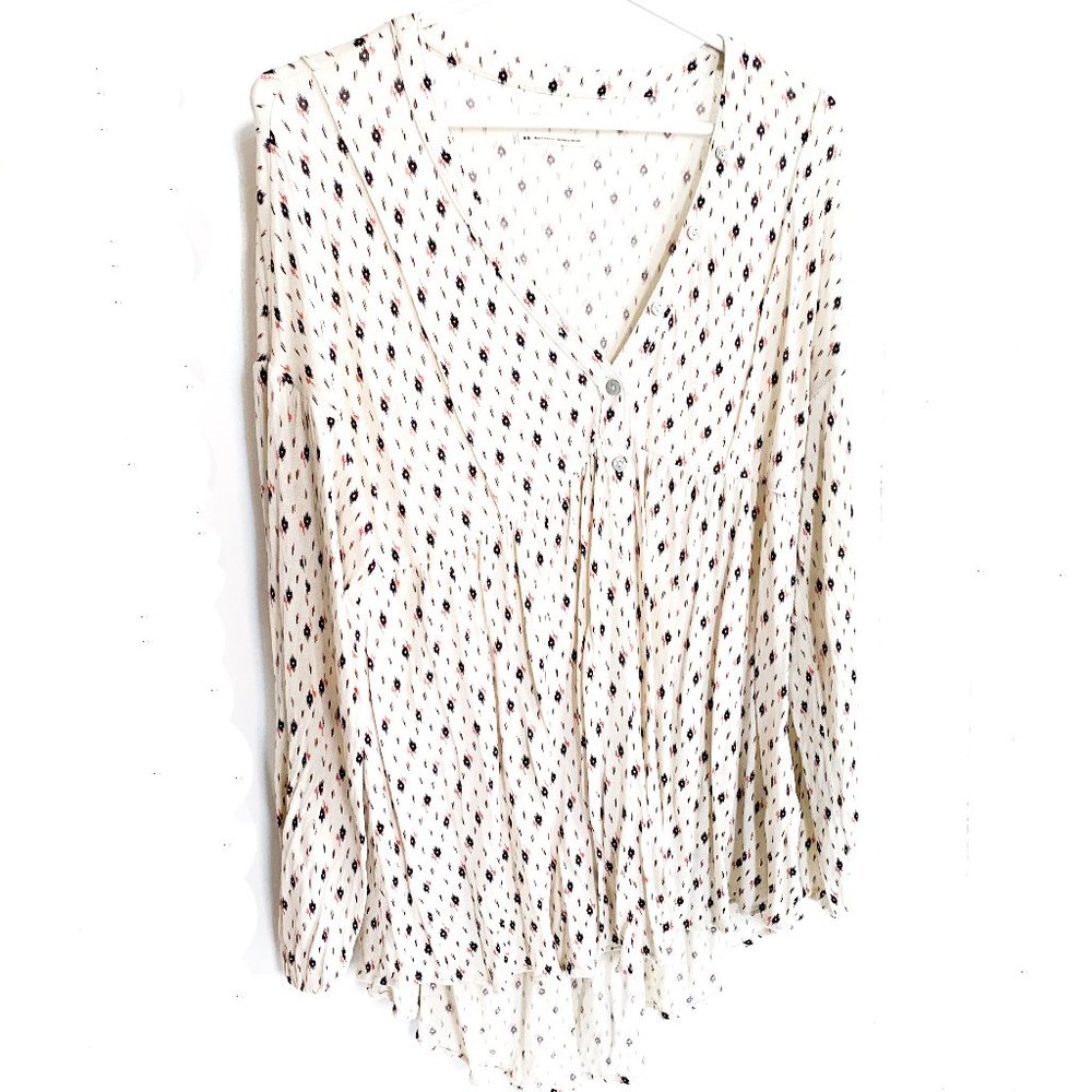 NWOT urban outfitters spirit v-neck babydoll top M - Picture 3 of 6